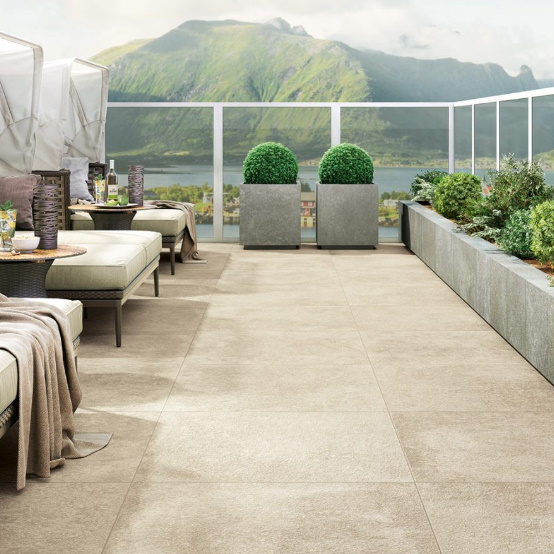 Kingstone Royal Beige 80x80x2 rect. kalibrovaná dlažba na terče (Novabell), II. jakost