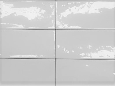 obklad bílý Groove White 8x32cm retro styl