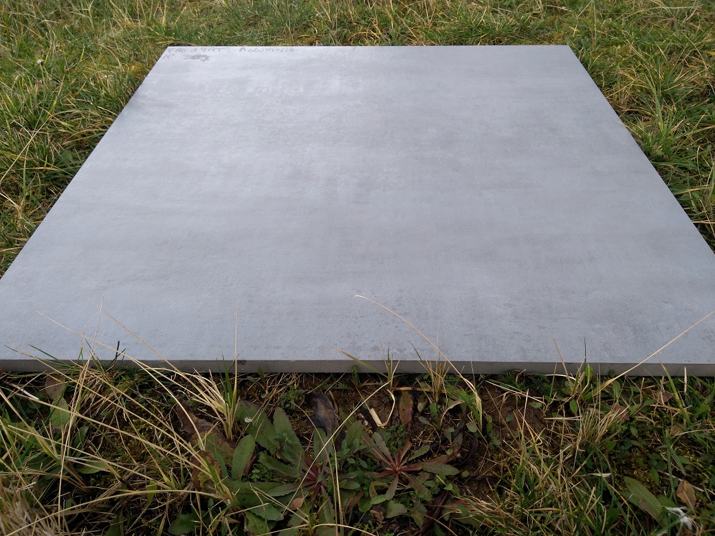 Forge Metal Alluminio 80x80x2 rect. kalibrovaná dlažba na terče (Novabell), II. jakost