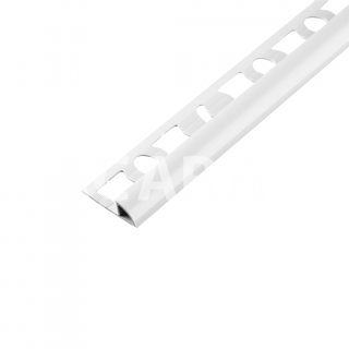 obloučková lišta, bílá, PVC, 2,5m, výška 6mm